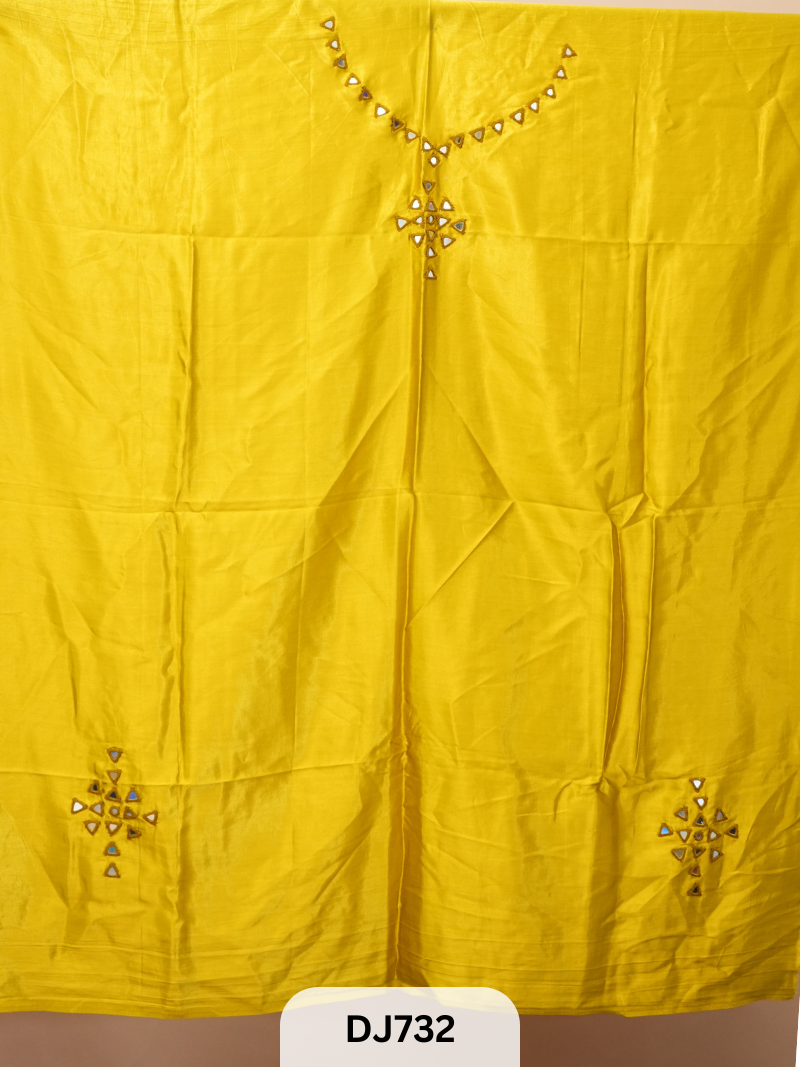 MODAL BLOUSE |KUTCH MIRROR WORK | MASHRU FABRIC