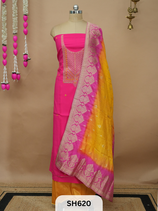 Designer collection salwar suit with embroidary work & rich dupatta