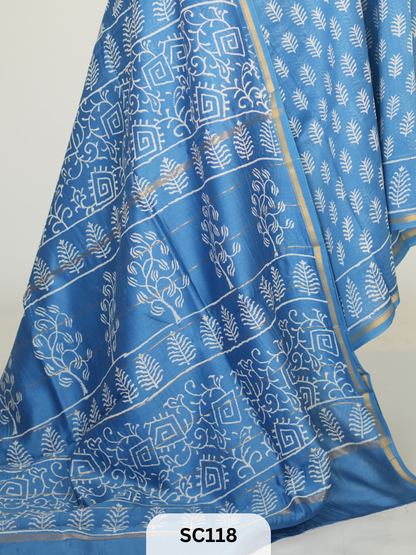 CHANDERI SILK SAREE