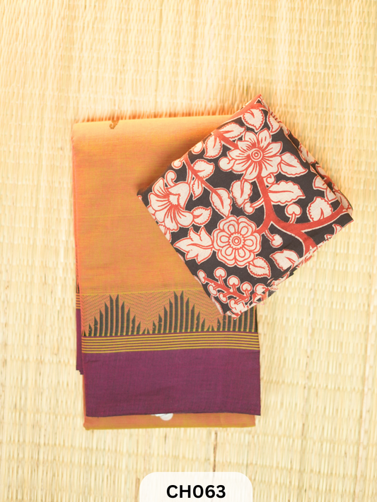 Karaikudi Special Sarees With Kalamkari Blouse Saree Story with Shanmuga Priya