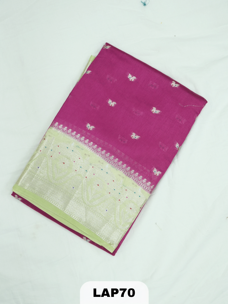 Banaras kora dupion silk saree