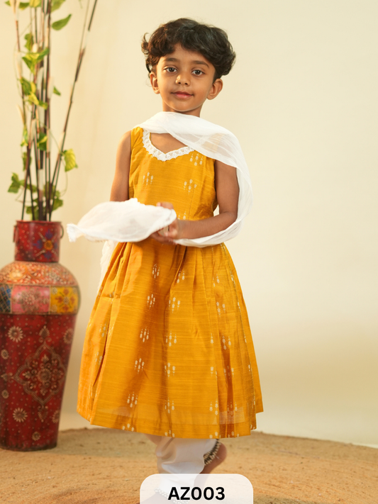 Duppion silk top and Silk cotton pant