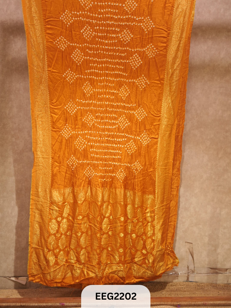 MODAL FUSIOIN SAREE WITH DOLA BORDER - EXCLUSIVE