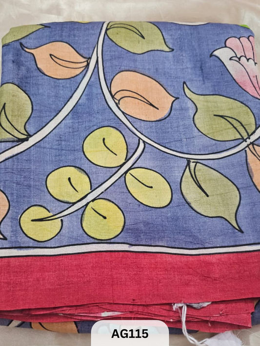 PURE GACHI TUSSAR WITH PENKALAMKARI