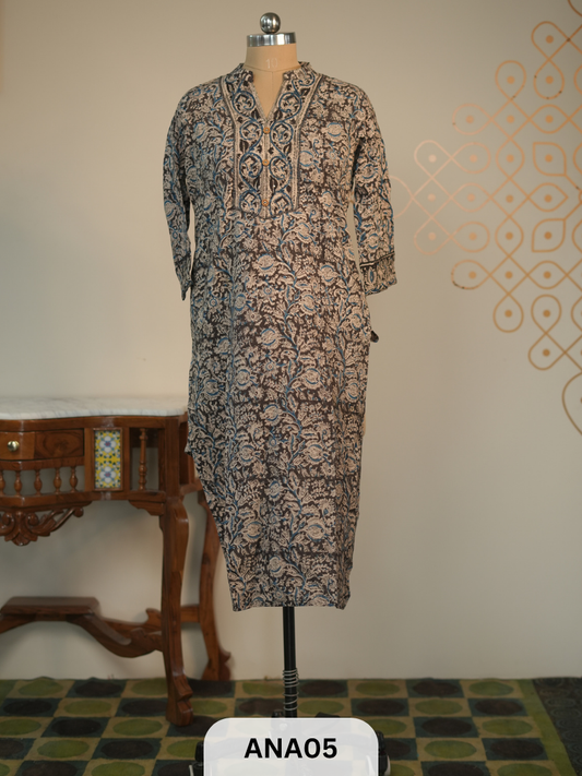 KALAMKARI KURTI TOP