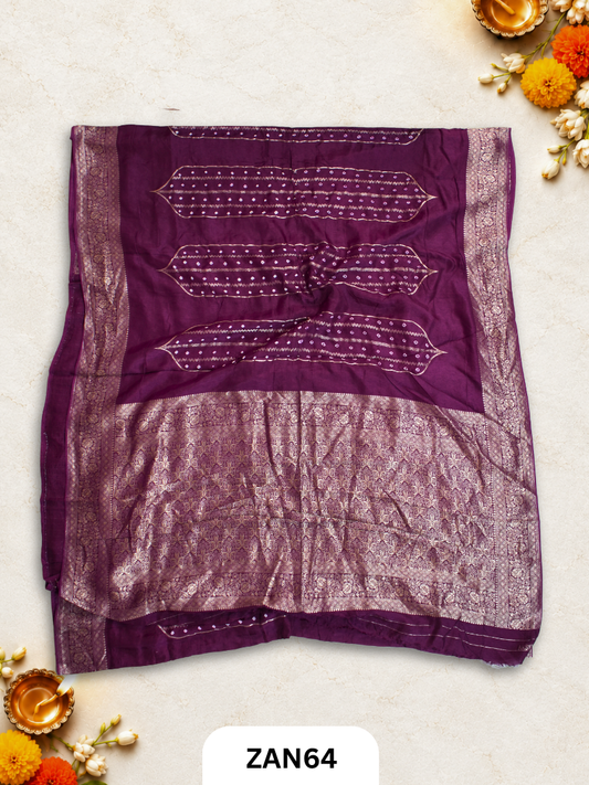BANARASI BANDHINI SAREE