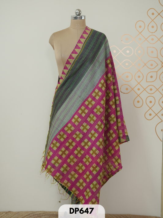 PATCH WORK DUPATTA - 2 MTR LENGTH AND 37 PANNA