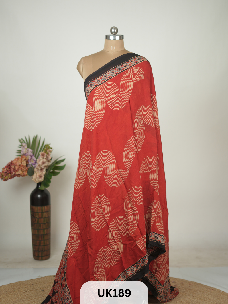 MODAL HANDBLOCK DUPATTA