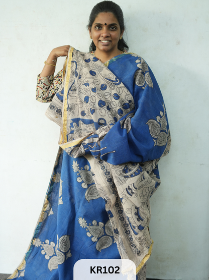 KALAMKARI KOTA SAREE
