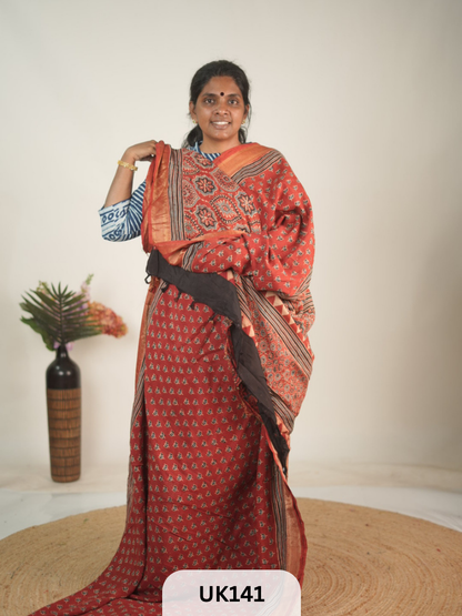 DOLA AJRAKH SAREE