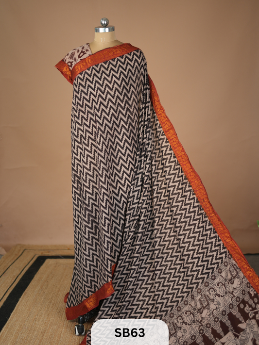 SUNGUDI X KALAMKARI SAREE