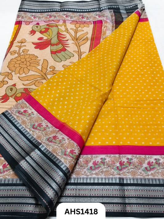 Pure Kota Cotton Digital Print Saree