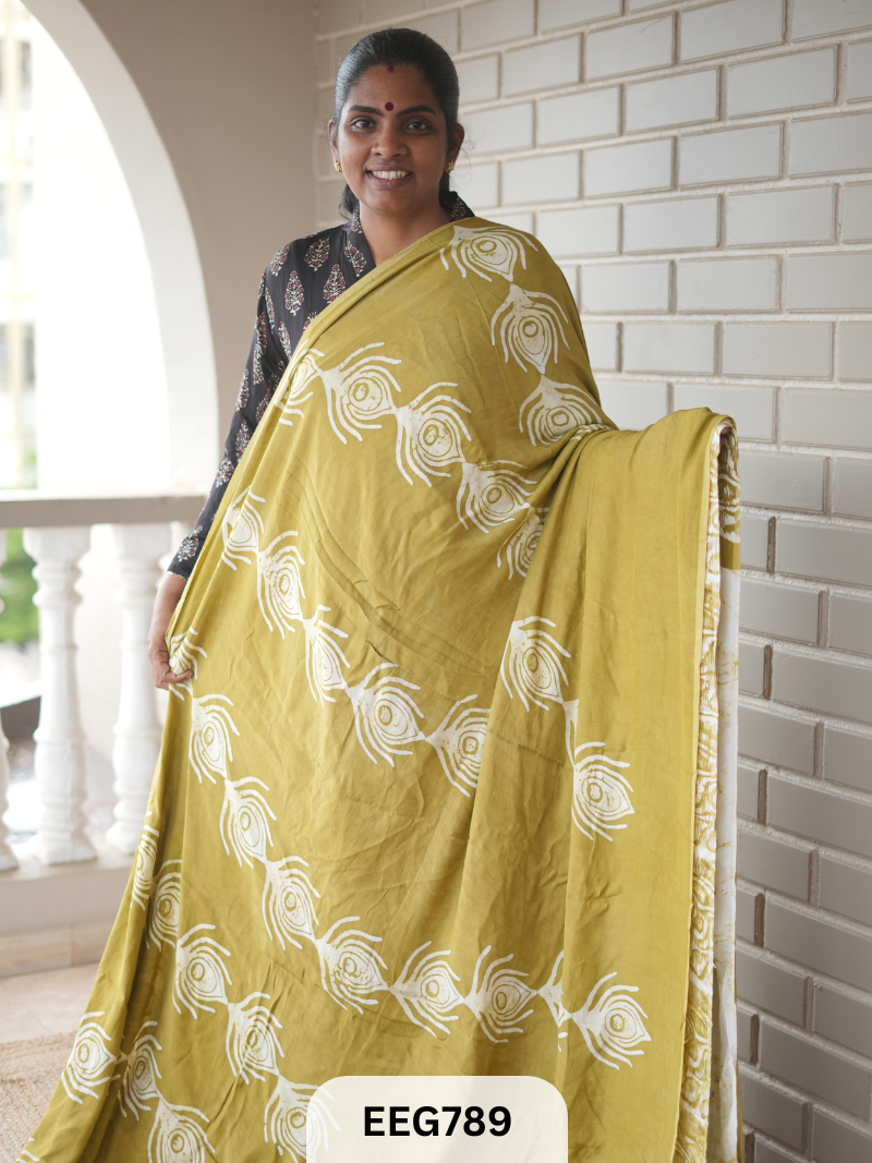 BATIK PRINT MODAL SAREE