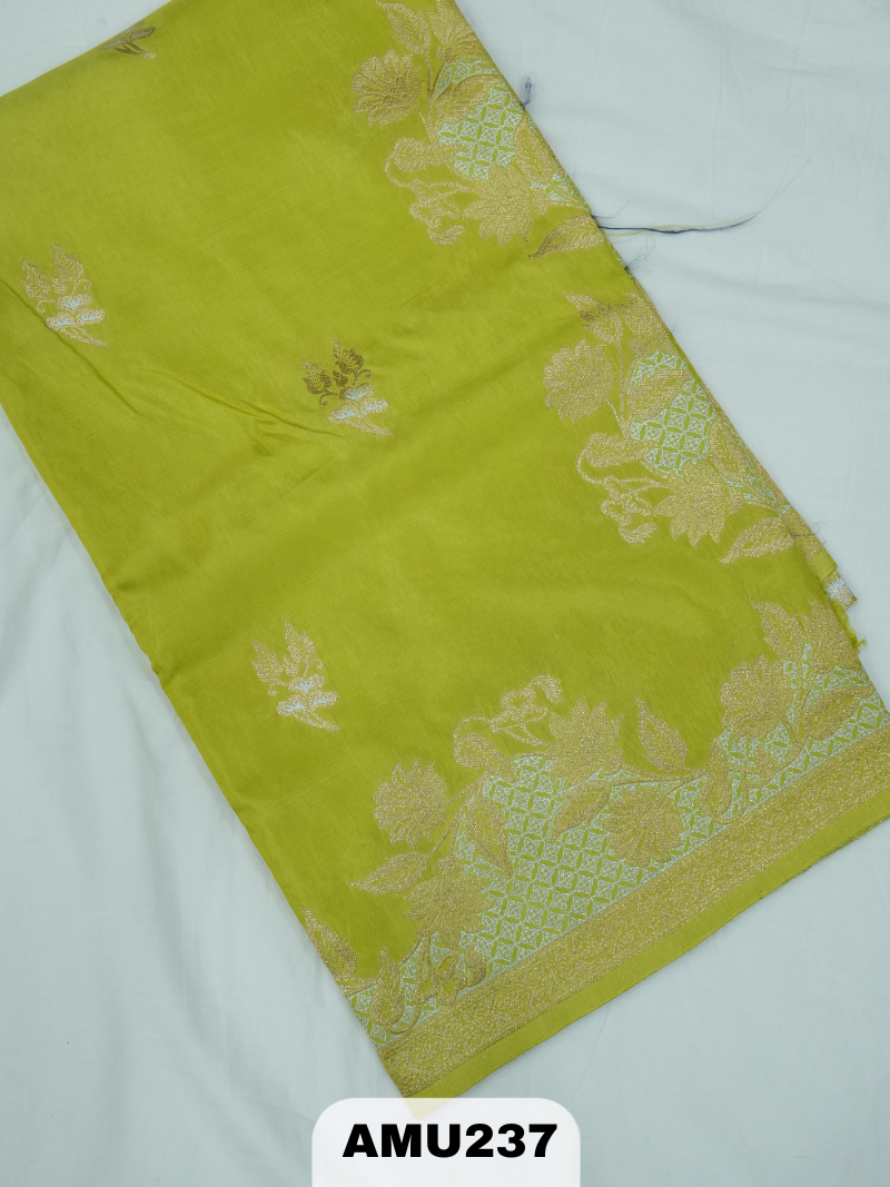 BANARAS RUSSIAN SILK SAREE WITH PRINTED