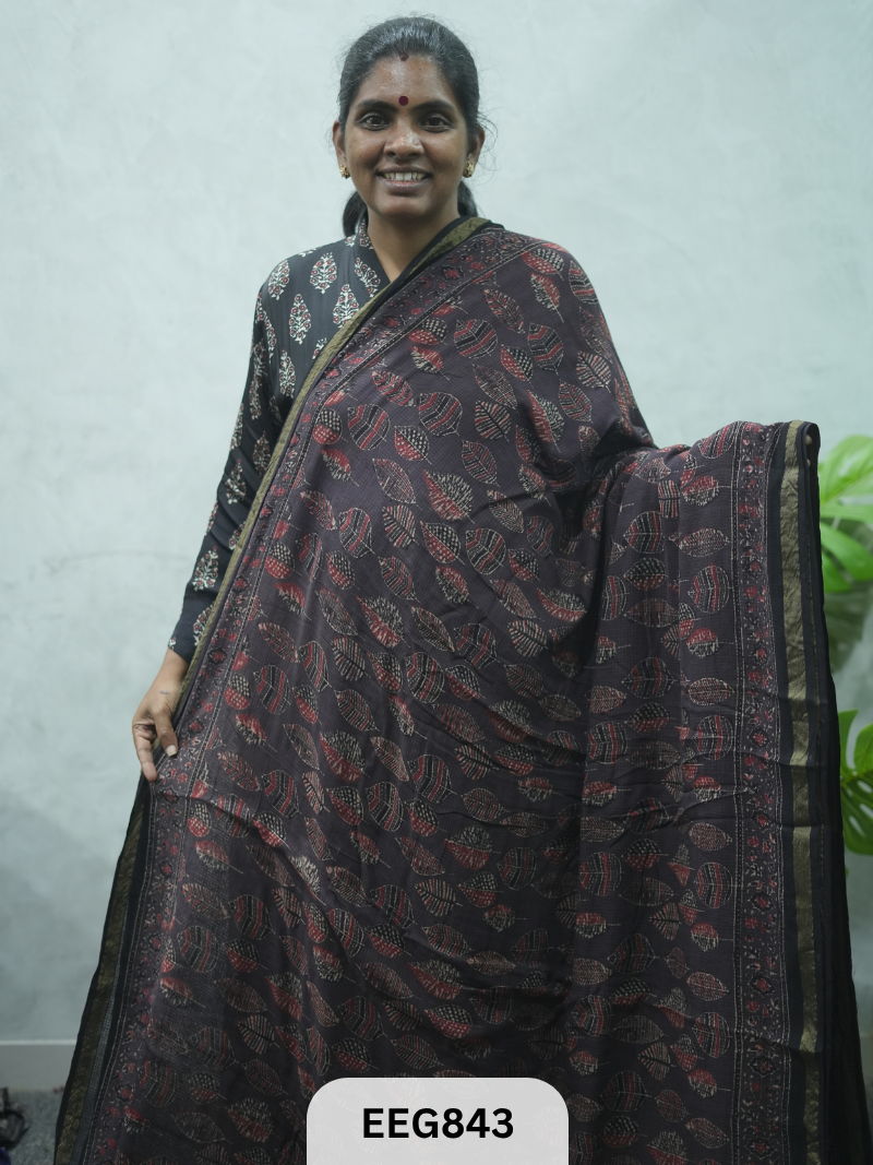 KOTA DORIA AJRAKH SAREE
