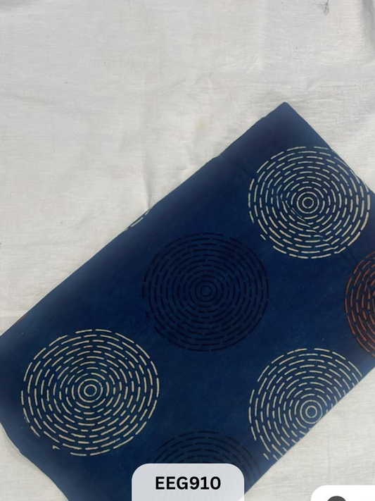 COTTON AJRAKH FABRIC-1MTR