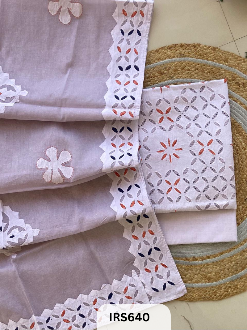 RAJASTHANI SUZANI HAND WORK TOP AND BOTTOM WITH ORGANDY DUPATTA