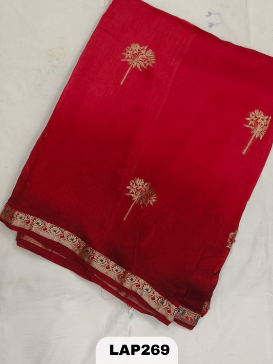 Banaras kora dupion silk saree