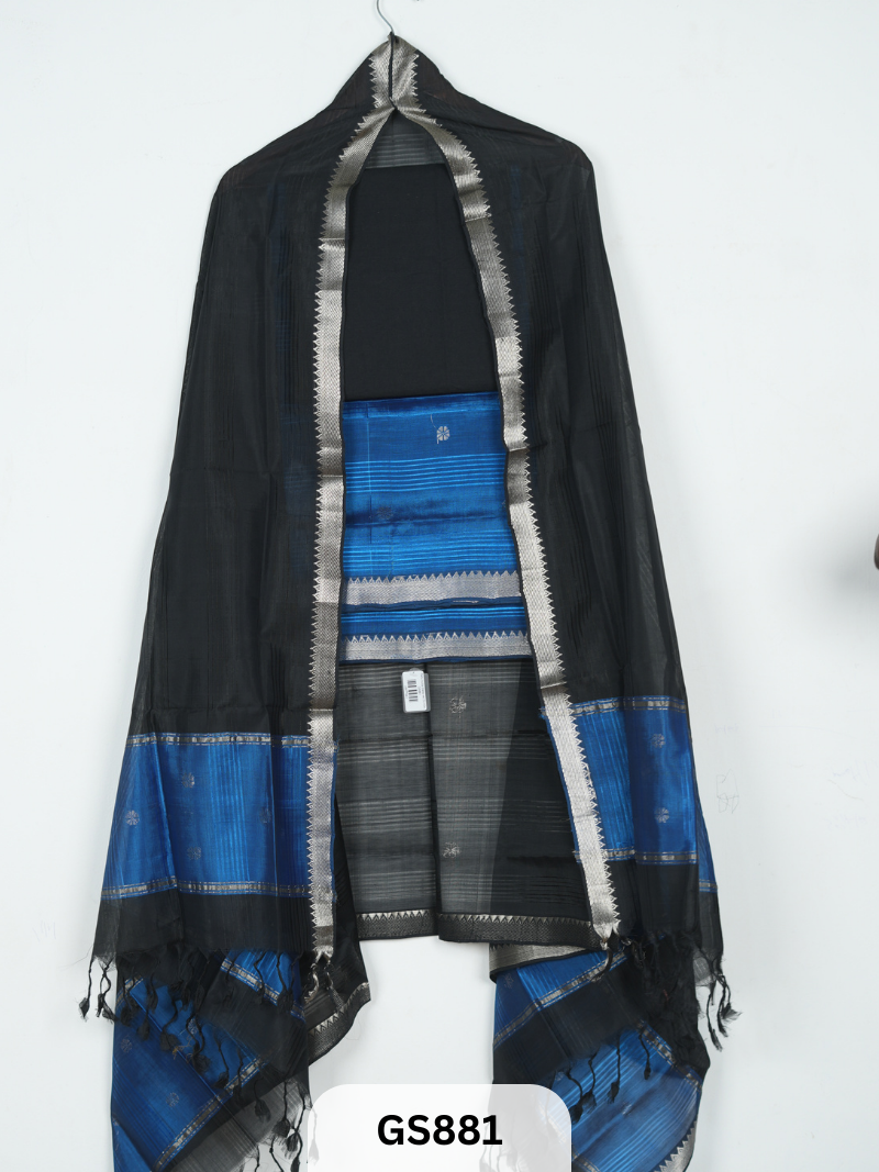 Mangalgiri Pattu butta dress set