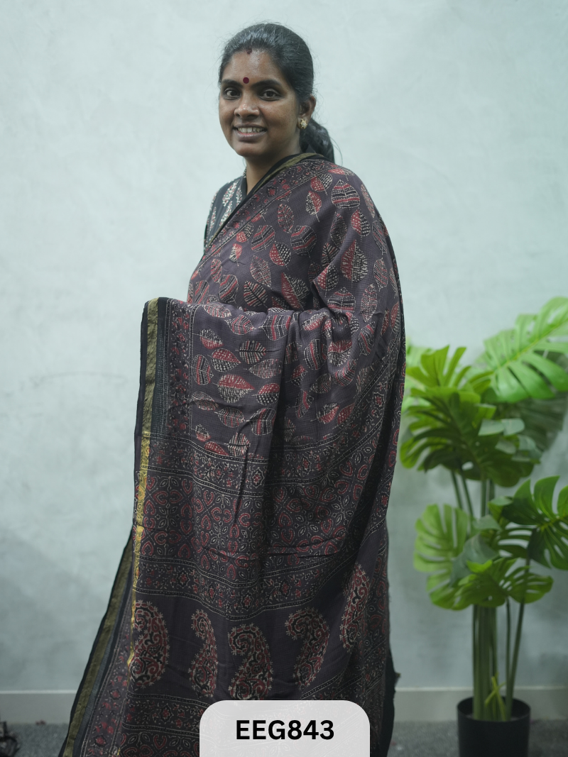 KOTA DORIA AJRAKH SAREE
