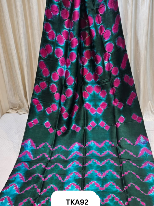 Pure Bishnupuri Silk - Shibori work saree