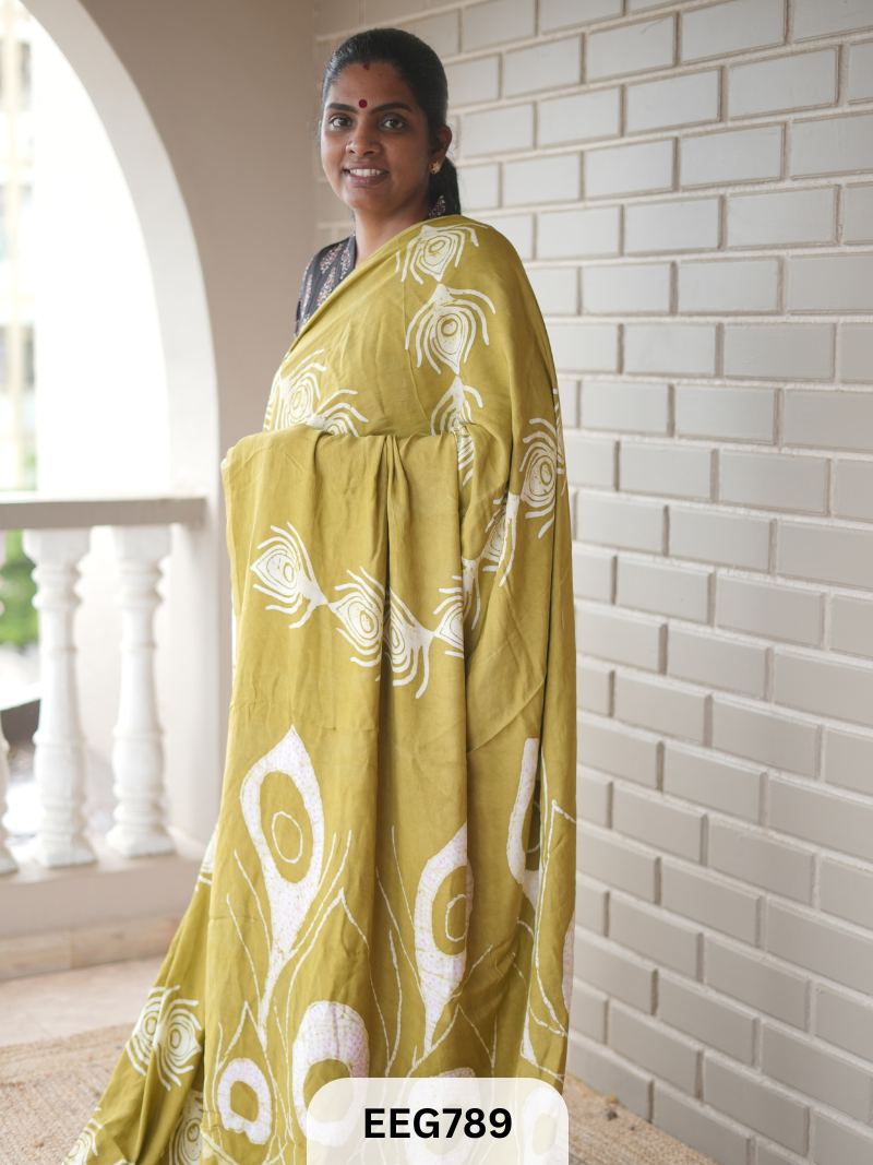 BATIK PRINT MODAL SAREE