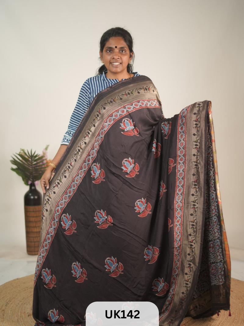 DOLA AJRAKH SAREE