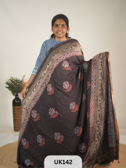 DOLA AJRAKH SAREE
