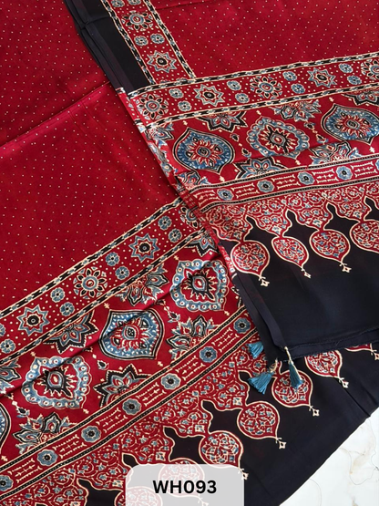 MODAL AJRAKH HANDBLOCK 2PC SALWAR (10-15 Days Dispatch)