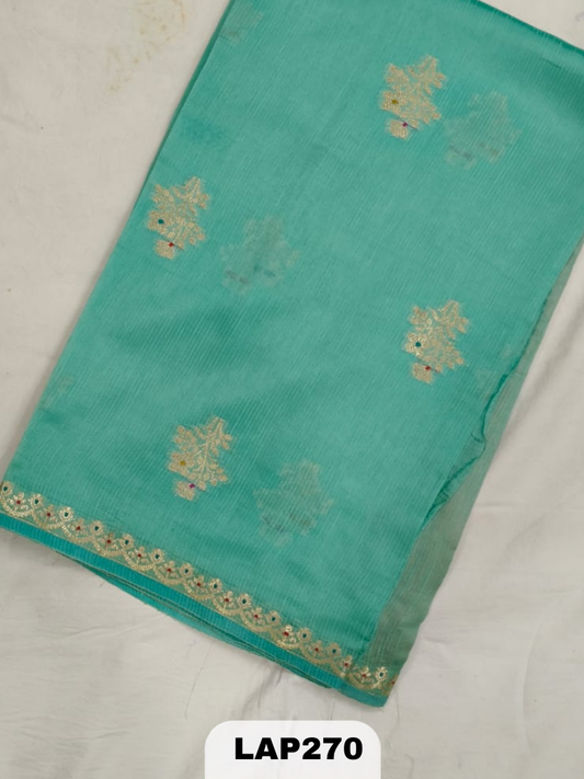 Banaras kora dupion silk saree