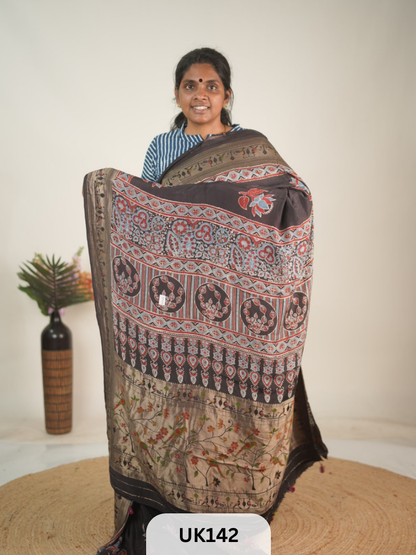 DOLA AJRAKH SAREE