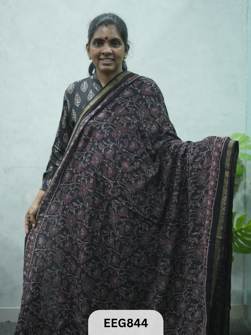 KOTA DORIA AJRAKH SAREE