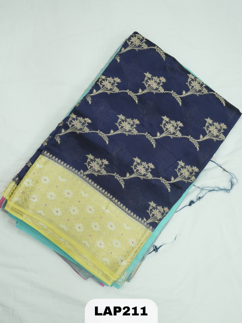Banaras kora dupion silk saree