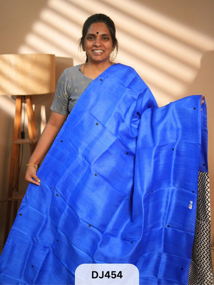 MURSHIDABAD SILK SAREE HAND PAINTED