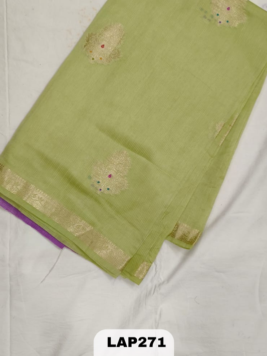 Banaras kora dupion silk saree
