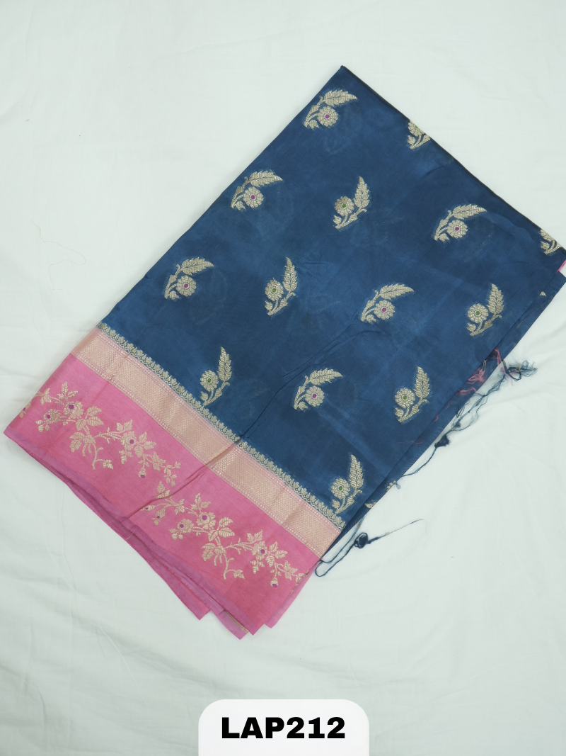 Banaras kora dupion silk saree