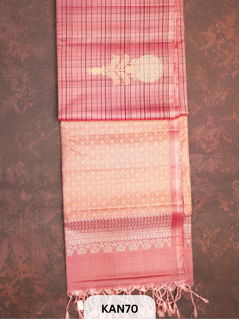 KANCHIPURAM HANDLOOM PURE SOFT SILK