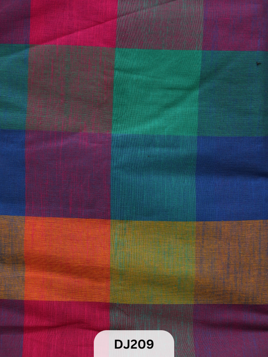 Madras kattam Fabric - 1mtr