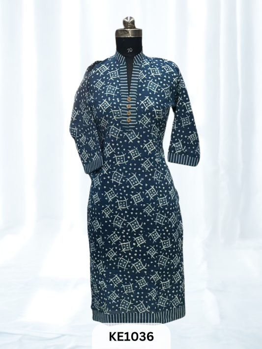 INDIGO COTTON KURTI