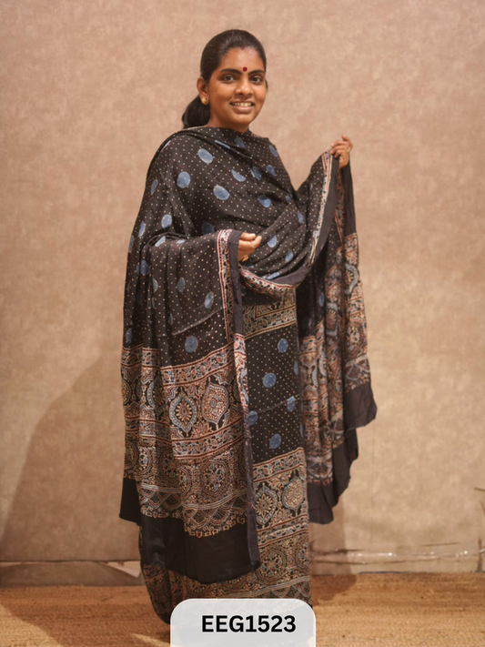 AJRAKH MODAL 2  PCS-UNSTITCHED