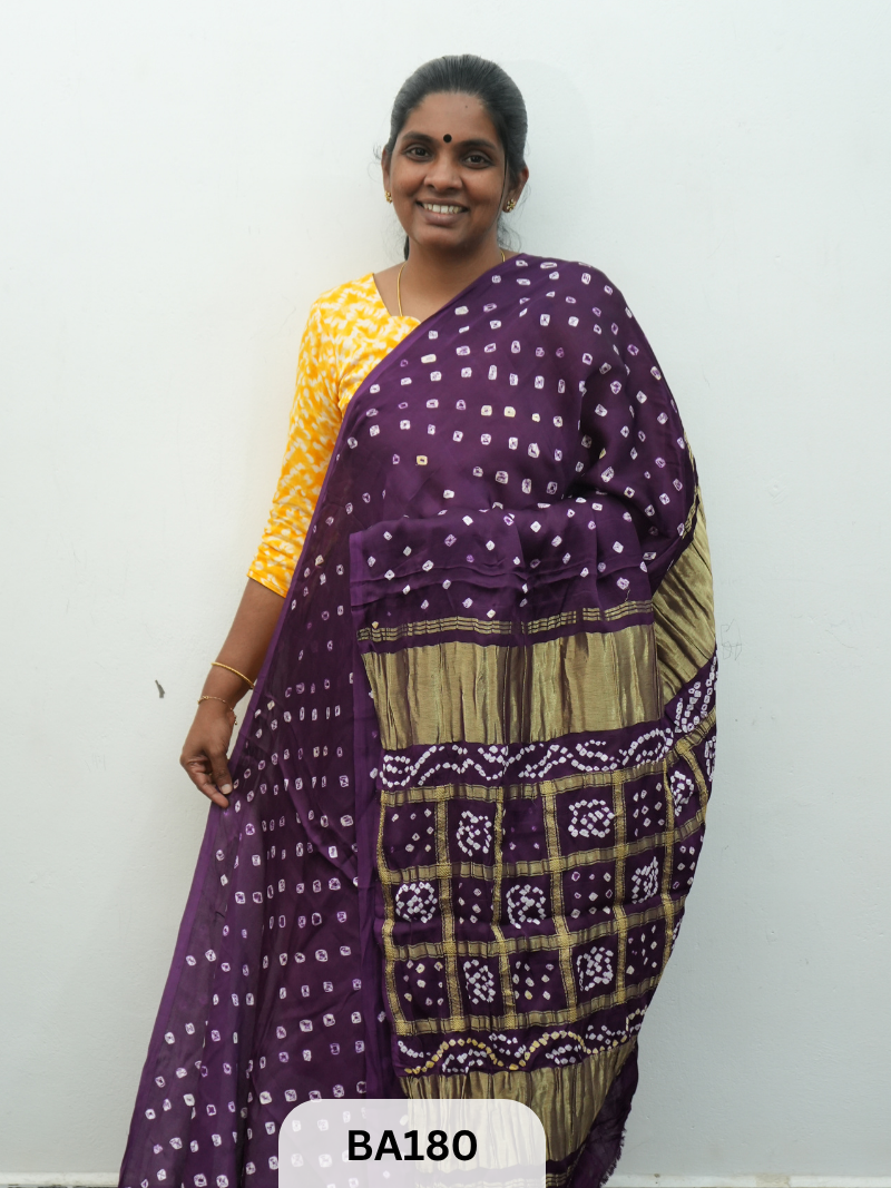 Bandhani gharchola saree