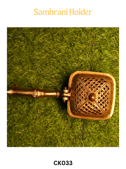 Brass Loban Burner - Sambrani Dhoop