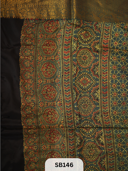 CHENNURI SILK WITH KANCHI BORDER