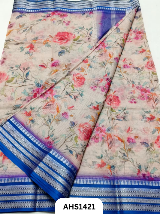 Pure Kota Cotton Digital Print Saree
