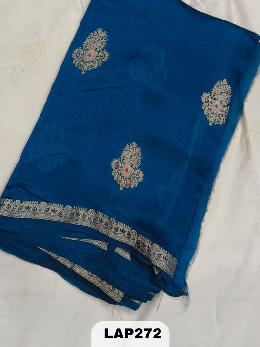 Banaras kora dupion silk saree