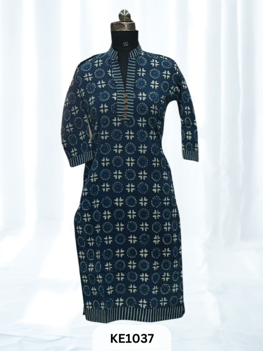 INDIGO COTTON KURTI