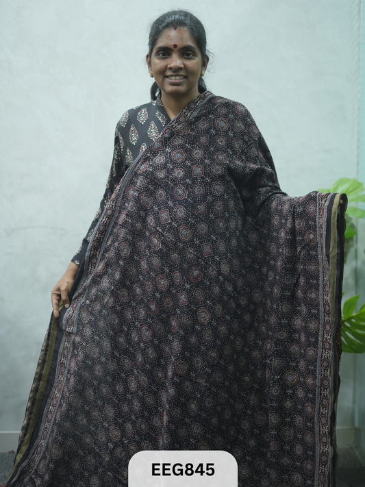 KOTA DORIA AJRAKH SAREE