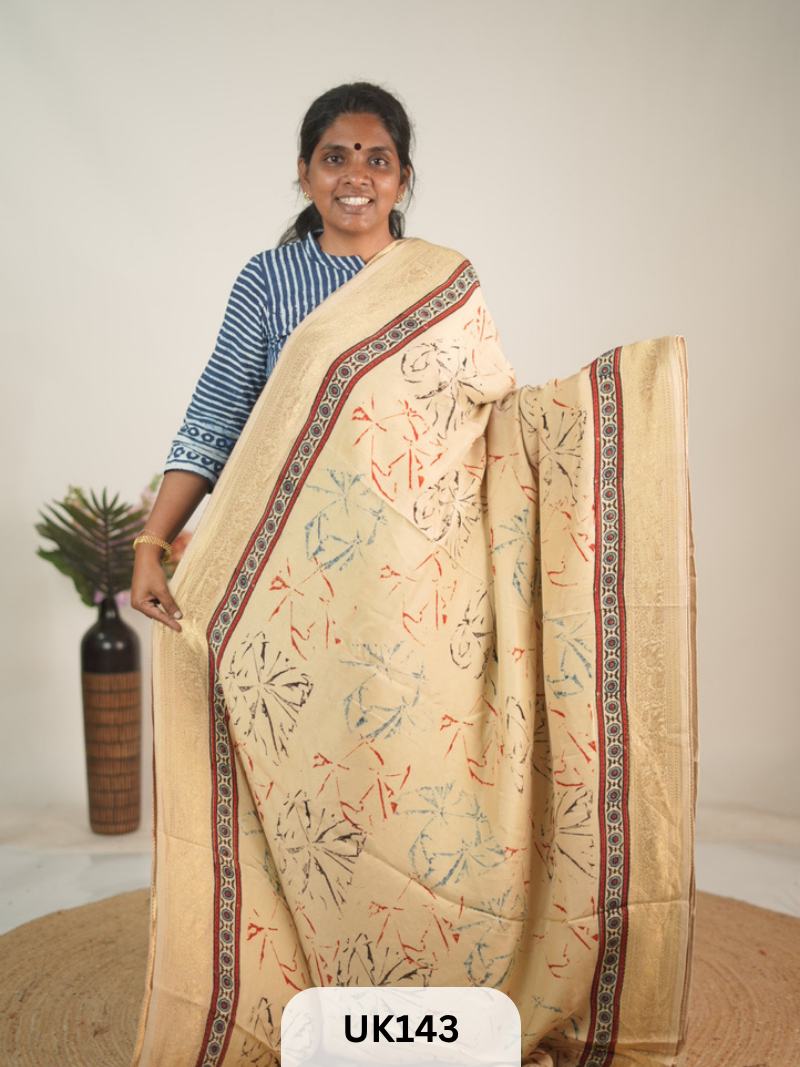 DOLA AJRAKH SAREE
