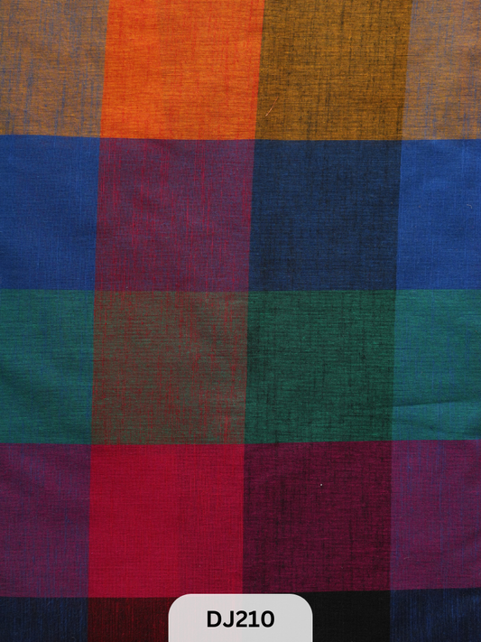 Madras kattam Fabric - 1mtr