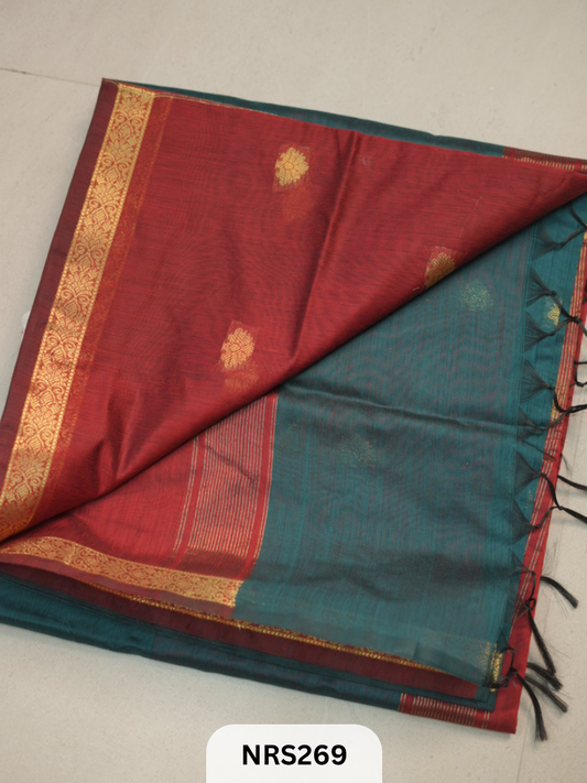 CHANDERI INSPIRED MAHESWARI SAREE